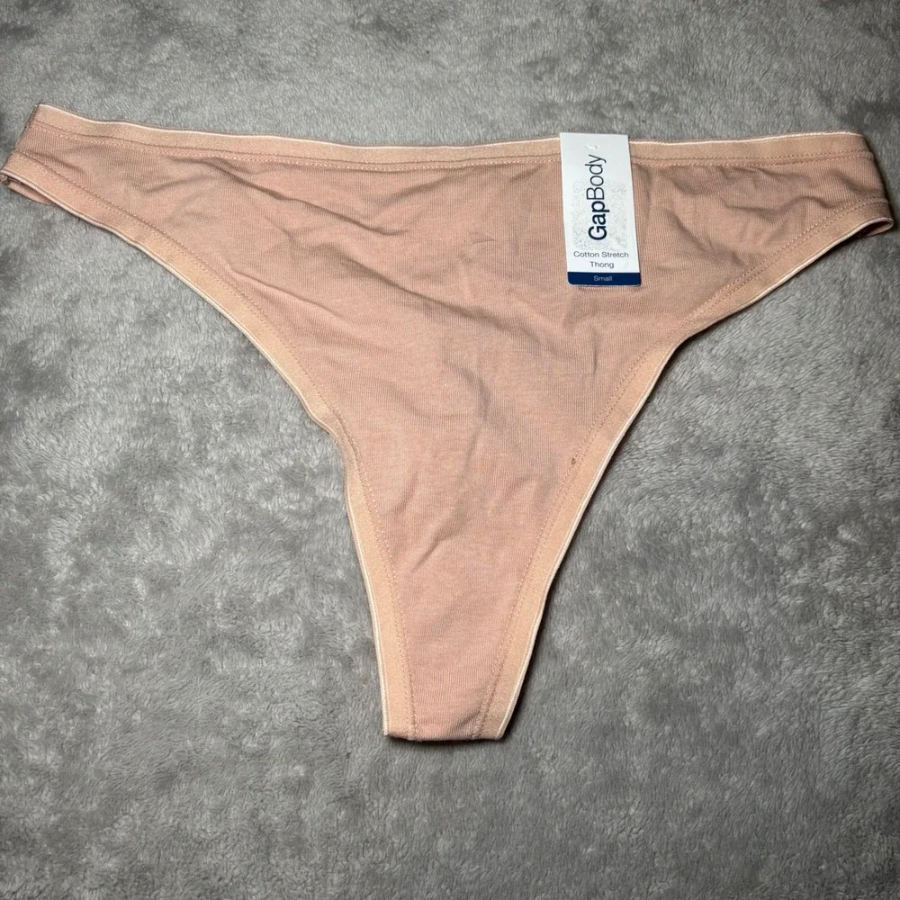 Calvin Klein GapBody Thong Panty Bundle Nude Tan Small NWT 2 Pack